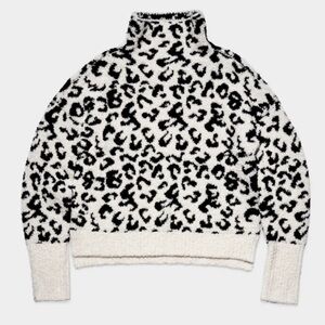 Ugg Black & Cream Turtleneck Sweater